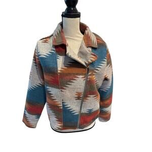 Women’s Mainstrip Aztec Southwestern Jacket. Size Small